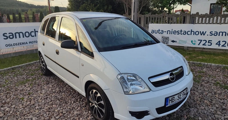 Opel Meriva cena 15900 przebieg: 189000, rok produkcji 2010 z Miasteczko Śląskie małe 781